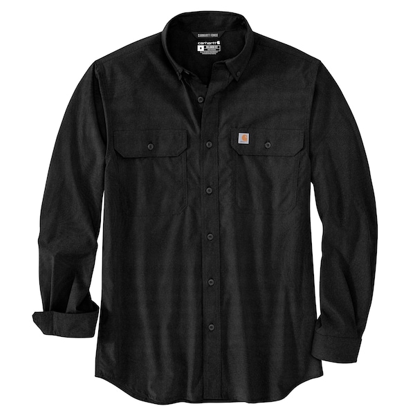 Carhartt Men's TW5291 M Force RlxdFit LW LS Shrt L TLL Long Sleeve Relaxed Black TW5291-M / 105291-N04LTLL - main